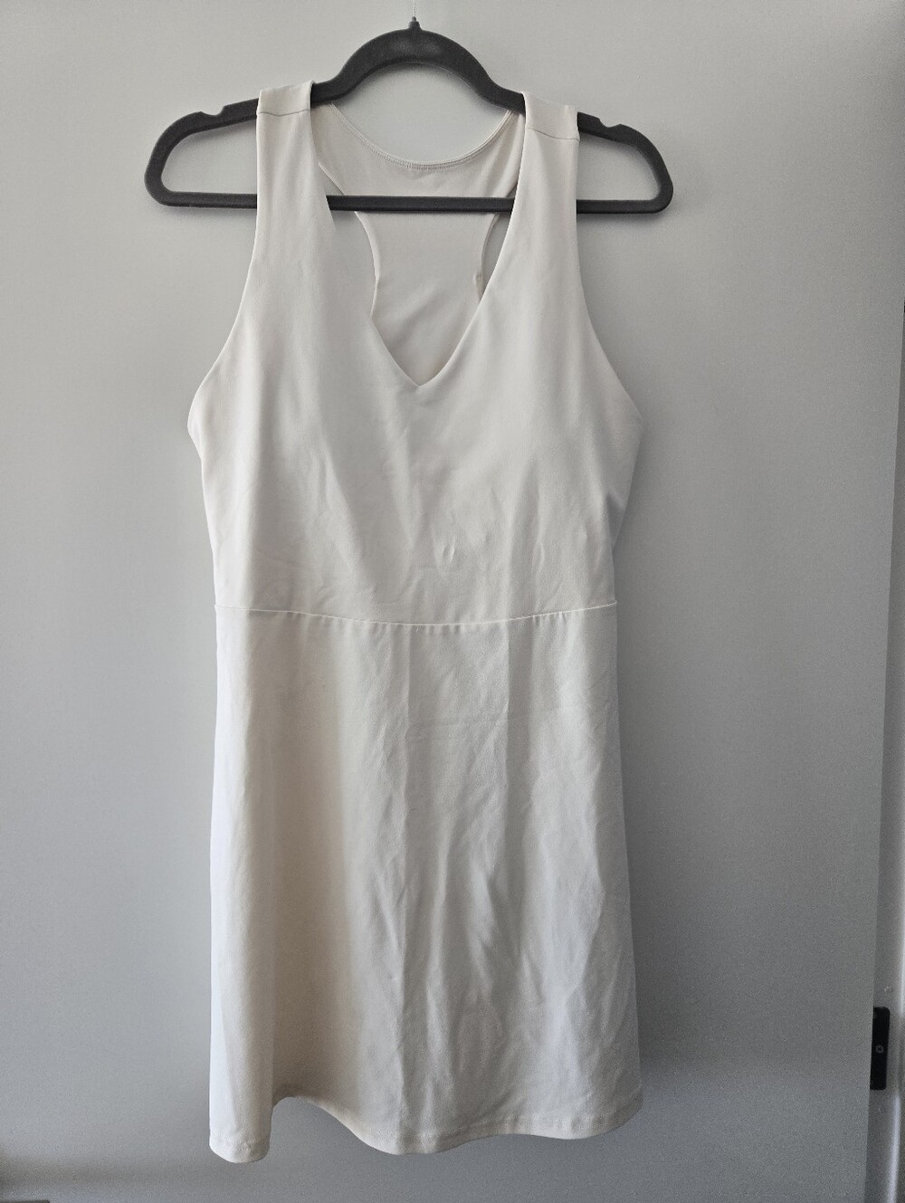 Fabletics On The Go Built In Bra Dress In White
